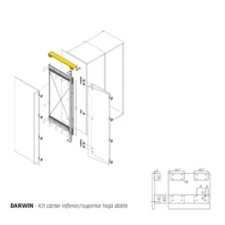 Kit Carter Puertas para Sistema Darwin