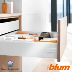 Kit completo cajón BLUM Tandembox Antaro con cierre decelerante BLUMOTION - Perfil K=115,6 mm. - Máx. 30 Kg.