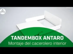 Kit completo cajón cacerolero BLUM Tandembox Antaro con cierre decelerante BLUMOTION - Perfil M=83,6 mm. Trasera D - Máx. 30/50/65 Kg.