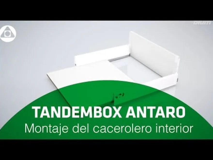 Kit completo cajón cacerolero BLUM Tandembox Antaro con cierre decelerante BLUMOTION - Perfil M=83,6 mm. Trasera D - Máx. 30/50/65 Kg.
