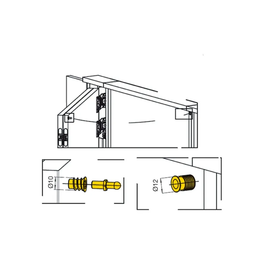 Kit de enganche para hojas dobles Sistema Darwin