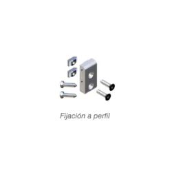 Kit fijación soporte para barra de armario AIRPERFIL