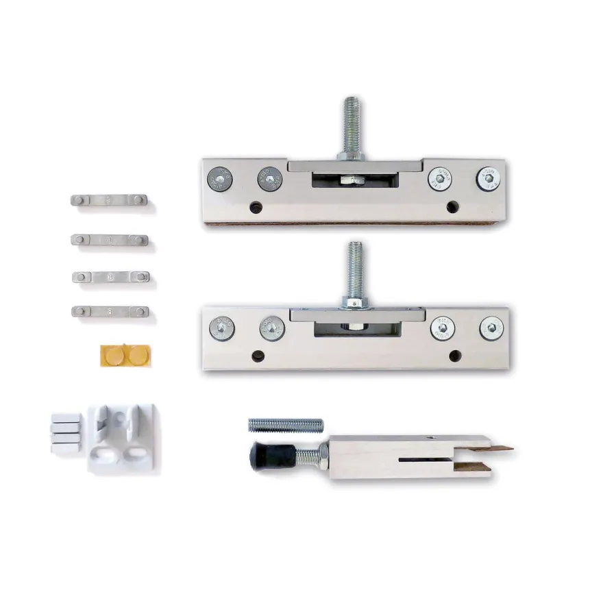 KIT MORDAZAS para puertas correderas de cristal de la serie Scrigno
