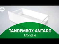 Kit para cajón BLUM Tandembox Antaro con cierre decelerante BLUMOTION - Perfil N=68,5 mm. - Hasta 30 Kg.
