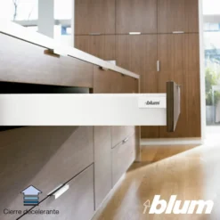 Kit para cajón BLUM Tandembox Antaro con cierre decelerante BLUMOTION - Perfil M=83,6 mm. 30/65Kg.
