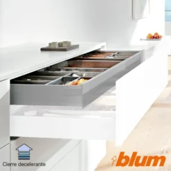 Kit para cajón interior BLUM Tandembox Antaro con cierre decelerante BLUMOTION - Perfil M=83,6 mm. 30/65Kg.