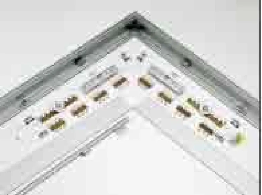 KIT ROLMATIC CÓRNER - 2 hojas fijas y 2 hojas móviles de apertura simultánea en Esquina Klein