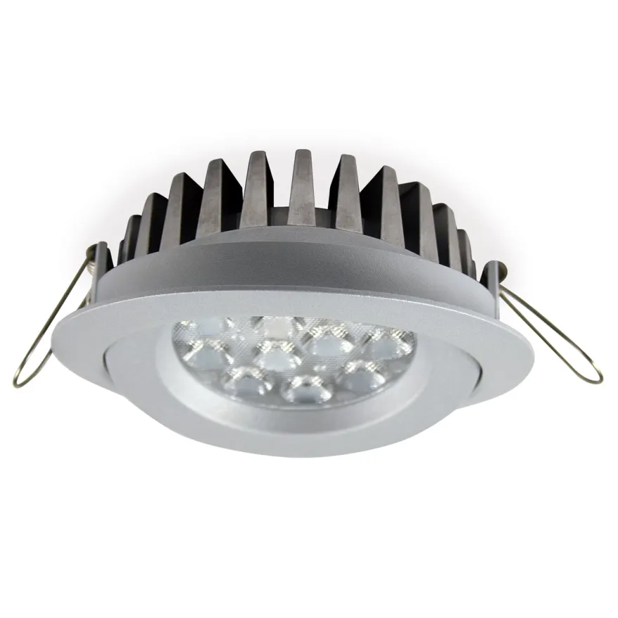 Kit TAIS - Aro Redondo empotrado Basculante y Orientable 360º con lámpara Led
