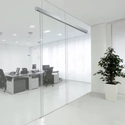 Kit UNIKAIR SELF - Sistema para puertas correderas de cristal con mecanismo auto-cierre Klein