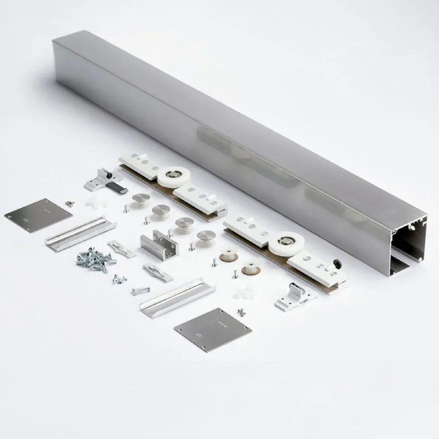 Kit UNIKAIR SELF - Sistema para puertas correderas de cristal con mecanismo auto-cierre Klein