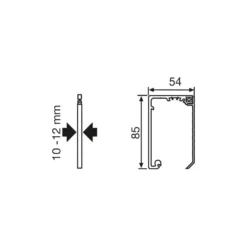 KIT UNIKMATIC SINCRONIZADA - Sistema apertura simultánea de 2 hojas para puertas de cristal Klein