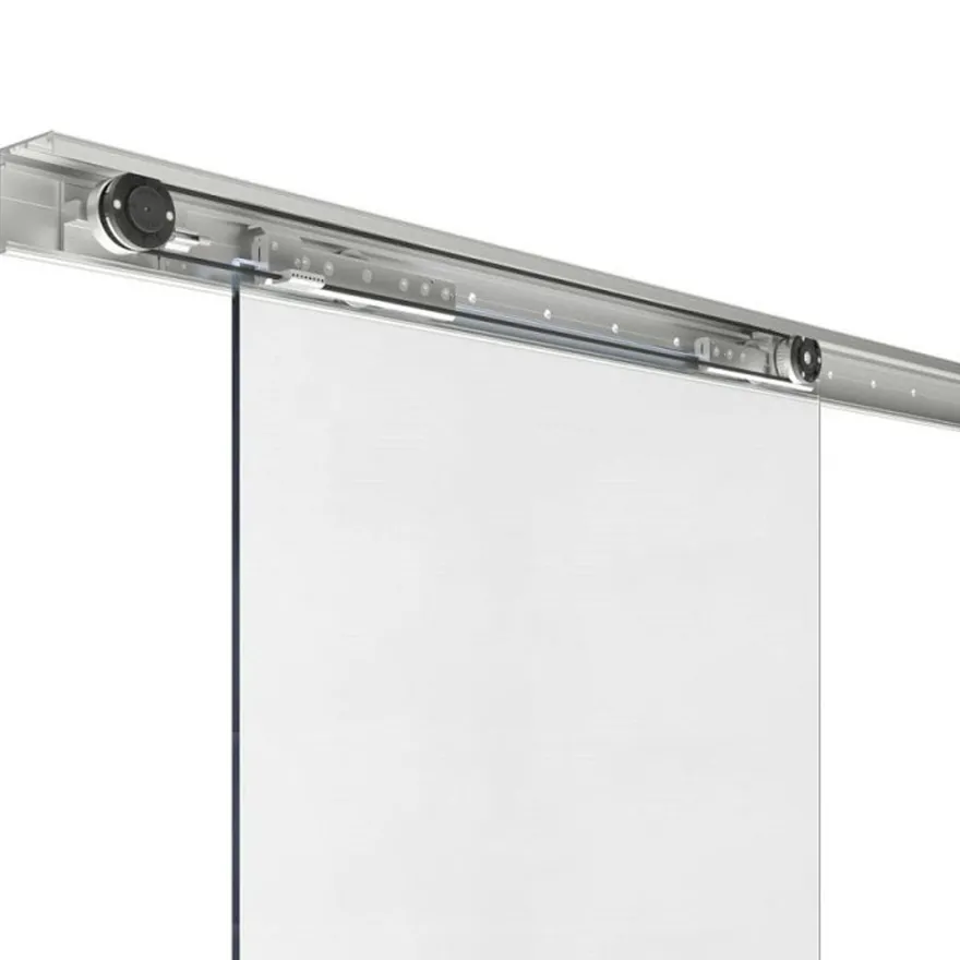 Kit UNIKSELF - Sistema para puertas correderas de cristal únicas con autocierre Klein