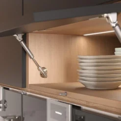 KRABY UP- Pistón a gas ascendente de apertura automática por expulsión