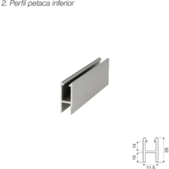 KUPRA - Sistema modular de vitrinas correderas de cristal