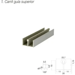 KUPRA - Sistema modular de vitrinas correderas de cristal