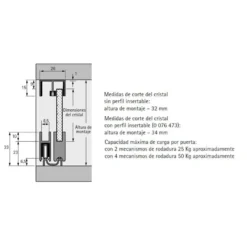 KUPRA - Sistema modular de vitrinas correderas de cristal