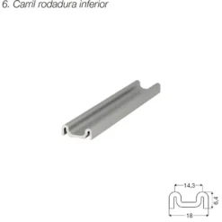 KUPRA - Sistema modular de vitrinas correderas de cristal