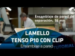 LAMELLO TENSO P10 - Ensamble de unión para encolado