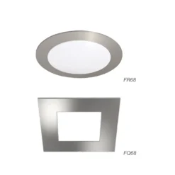 LED FR 68 / FQ 68 - Foco para mueble Luz homogénea Sobreponer o Empotrar a 24V