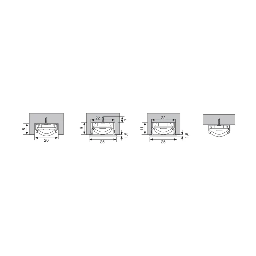 LED POWER-STICK S - Regletas LED conectables a 24V