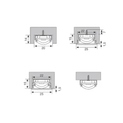 LED POWER-STICK TF - Regletas LED conectables con perfil difusor a 24V