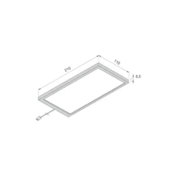 LED SKY - Foco rectangular sobrepuesto a 24V