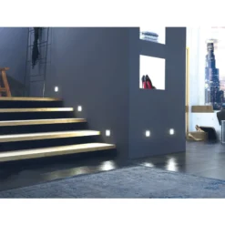 LED WALL F - Bañador cuadrado Led para empotrar en pared de luzhomogénea