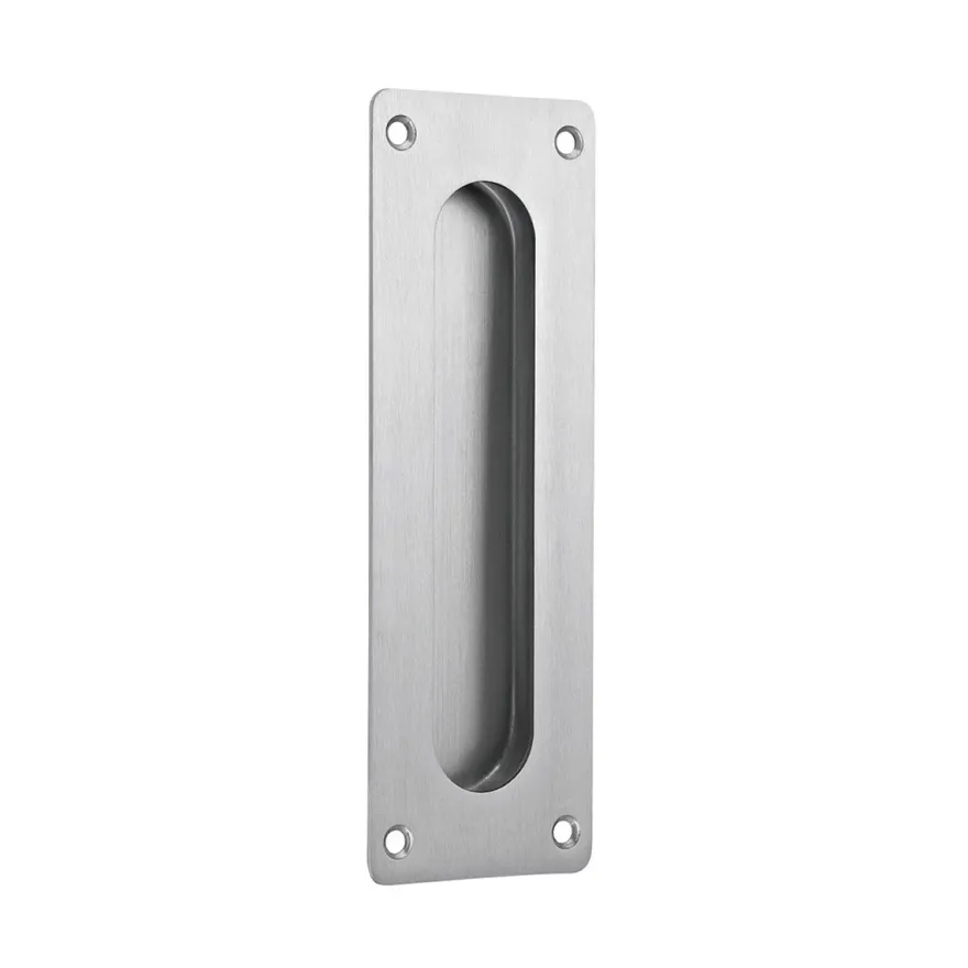 LETA - Cazoleta rectangular para encastrar con tornillos vistos
