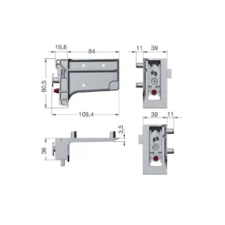 LIBRA H7 - Colgador antidescolgamiento para muebles suspendidos