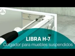 LIBRA H7 - Colgador antidescolgamiento para muebles suspendidos