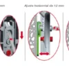 LIBRA H6 - Colgador oculto para muebles suspendidos antidescolgamiento