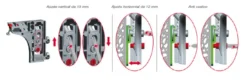 LIBRA H6 - Colgador oculto para muebles suspendidos antidescolgamiento