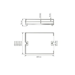 LINEA COMPACT ANTRACITA - Cestillos adicionales para columna extraíble para frentes