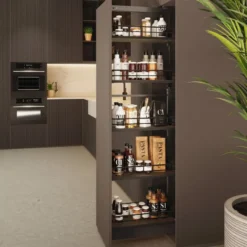 LINEA COMPACT Antracita - Kit columna despensero extraíble para frentes