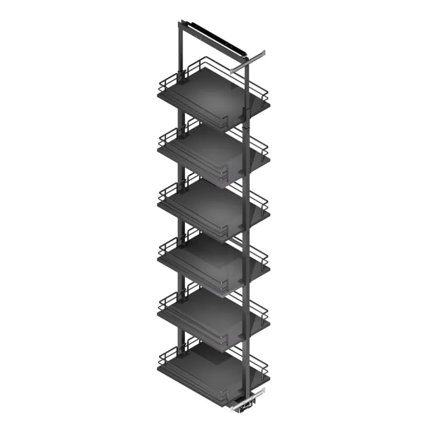 LINEA COMPACT Antracita - Kit columna despensero extraíble para frentes
