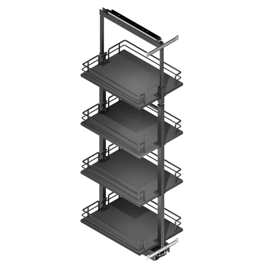 LINEA COMPACT Antracita - Kit columna despensero extraíble para frentes