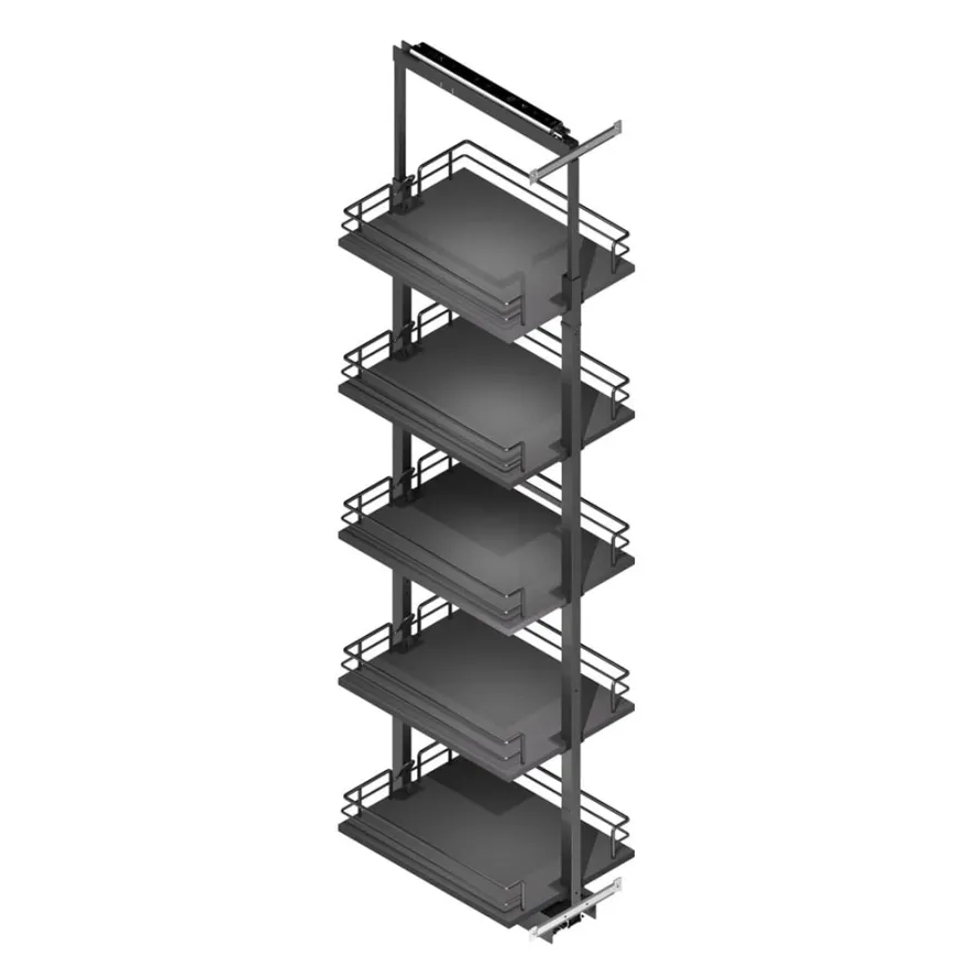 LINEA COMPACT Antracita - Kit columna despensero extraíble para frentes