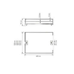 LINEA COMPACT - Cestillos adicionales para columna extraíble para frentes