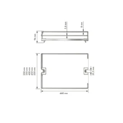 LINEA COMPACT - Cestillos adicionales para columna extraíble para frentes