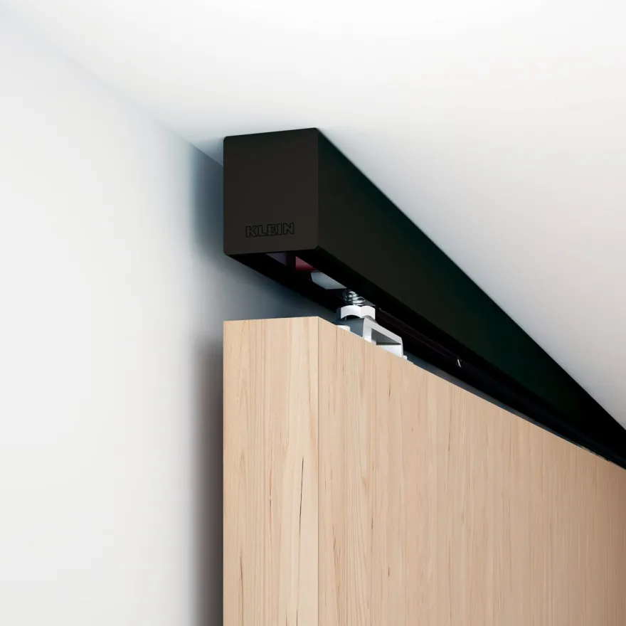 LITE 60/100 - Accesorios estándar o retráctil para 1 puerta corredera de madera de 60 o 100 Kg.