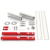 LITE GLASS T 100 - Jgo. Accesorios retráctiles para puerta corredera de cristal hasta 100 Kg.