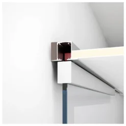 LITE TOP GLASS 60/100 - Accesorios retráctiles para 1 hoja corredera de cristal hasta 100 Kg.