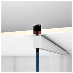 LITE TOP GLASS 60/100 - Accesorios retráctiles para 1 hoja corredera de cristal hasta 100 Kg.