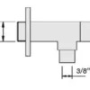 Llave regulación 1/2 - 3/8 Pulgada - SAONA