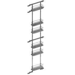 Línea COMPACT Antracita – Estante despensero para puertas