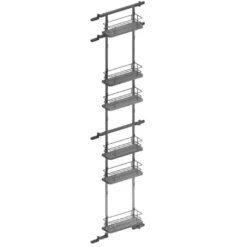 Línea COMPACT Antracita – Estante despensero para puertas