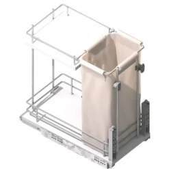 Línea COMPACT - Botellero panero extraíble con base blanca