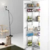 Línea COMPACT - Columna despensero doble de base blanca