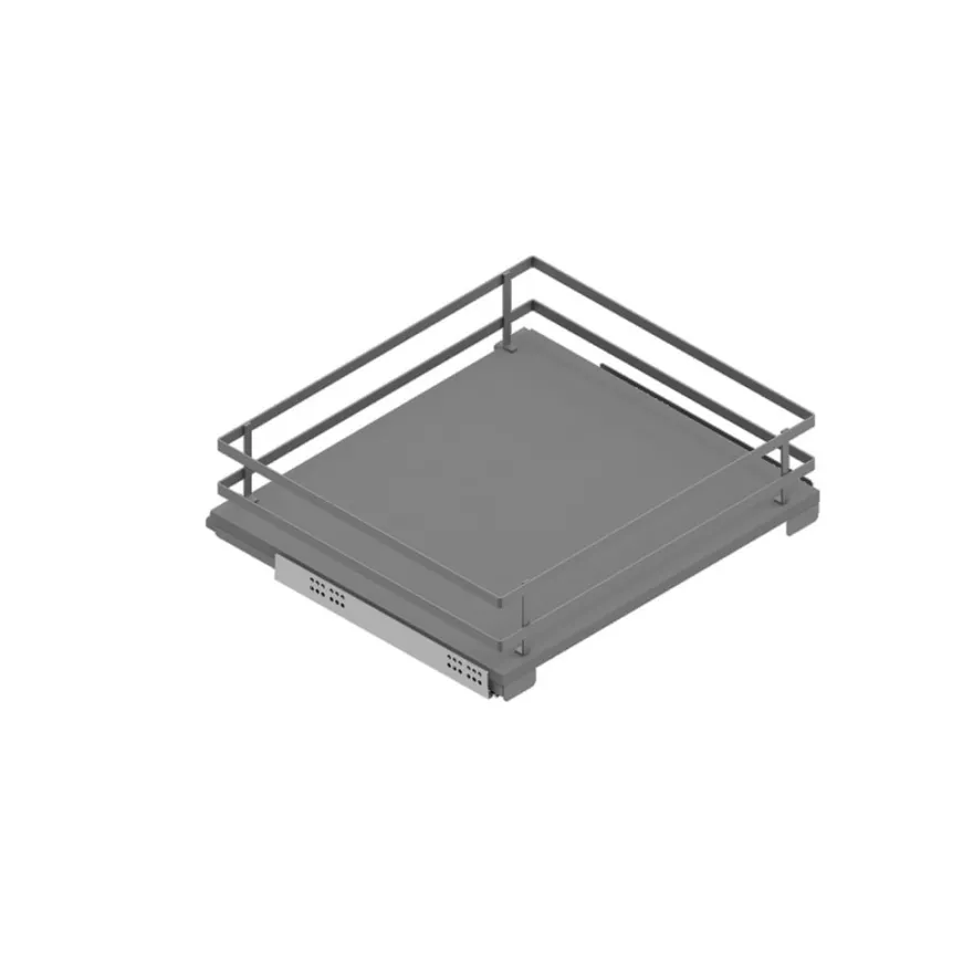 Línea FLAT - Bandeja extraíble antracita multiuso Menage & Confort