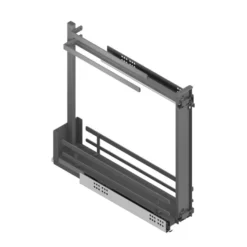 Línea FLAT - Soporte para paños Antracita con guías laterales